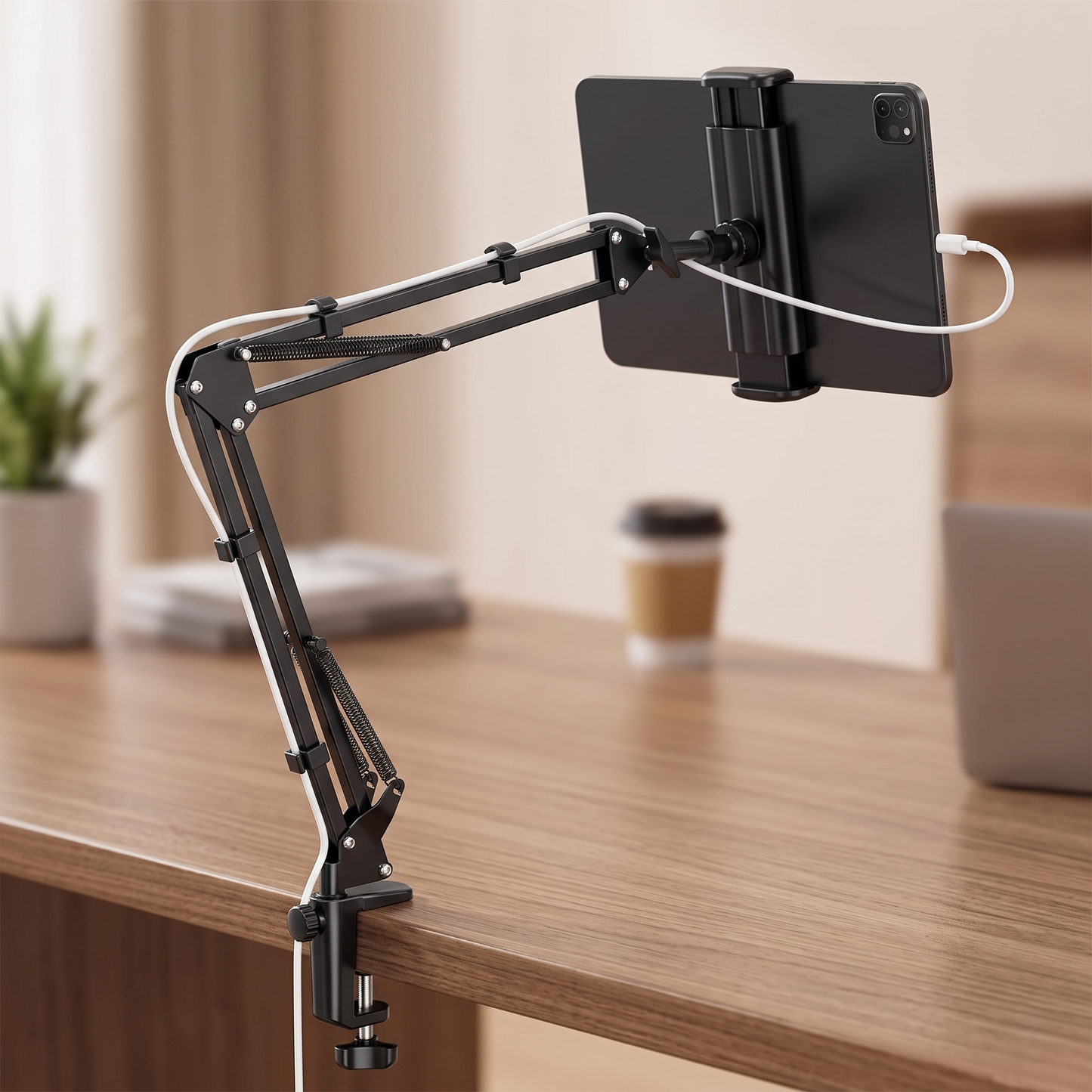 Adjustable Long Arm Tablet & Phone Bed Stand Holder
