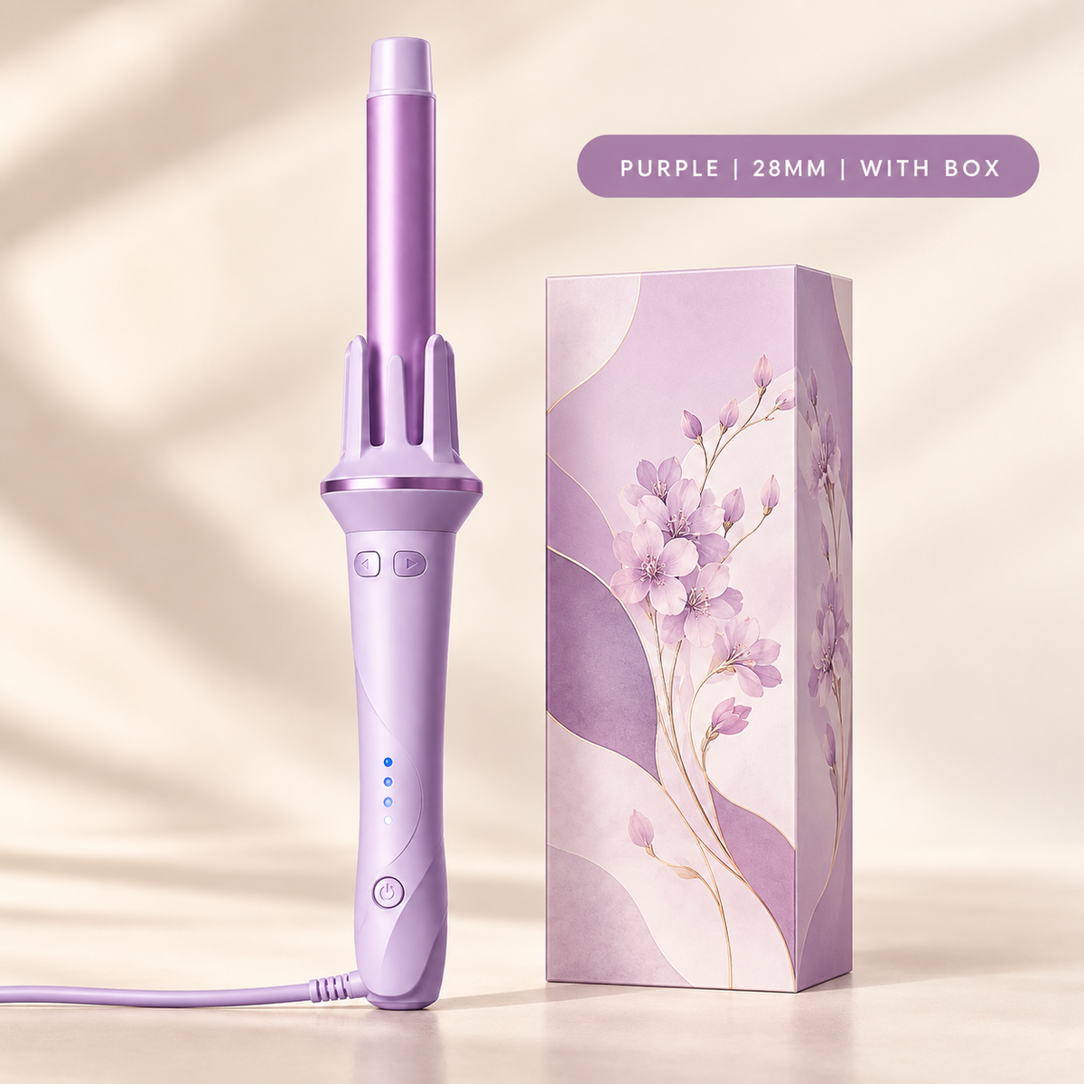Automatic Rotating Tourmaline Ceramic Hair Curler, 28mm/32mm