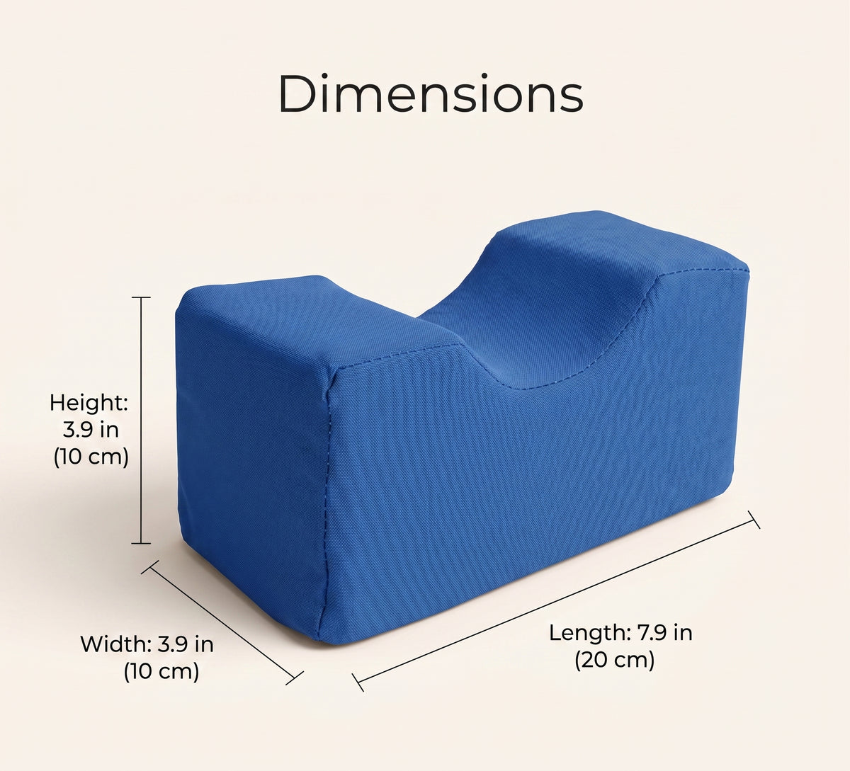 Contoured Foot Elevation Support Pillow Pair with Washable Covers