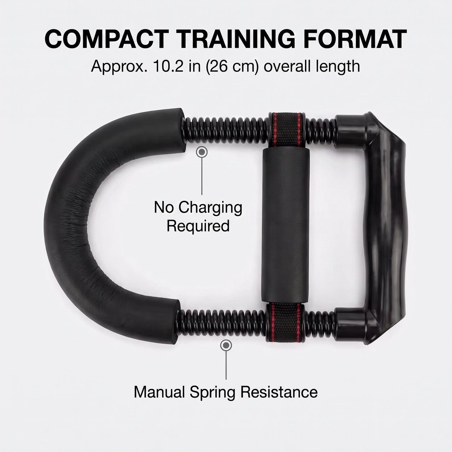 Dual-Curl Wrist & Forearm Strength Trainer with Padded Support