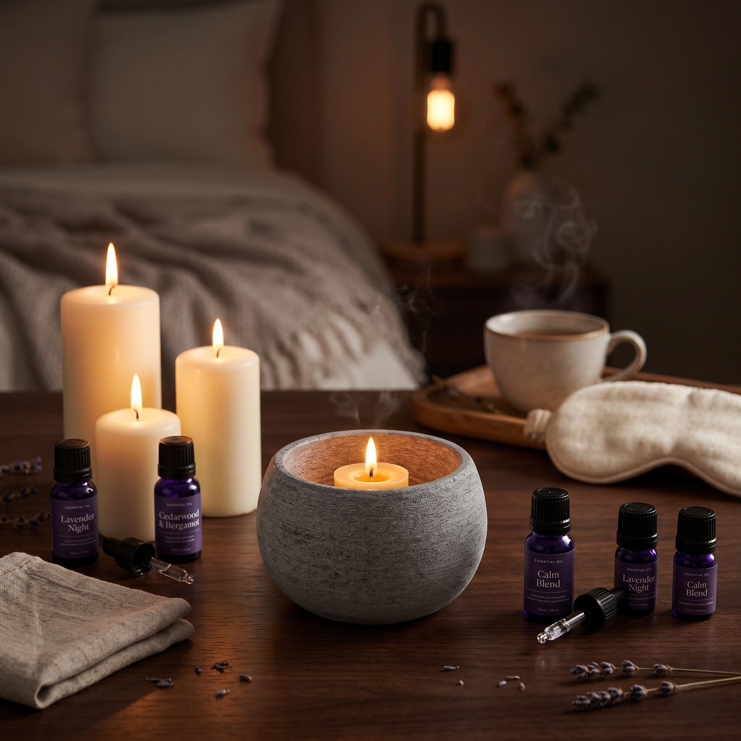 Natural Stone Sauna Aromatherapy Bowl For Essential Oils