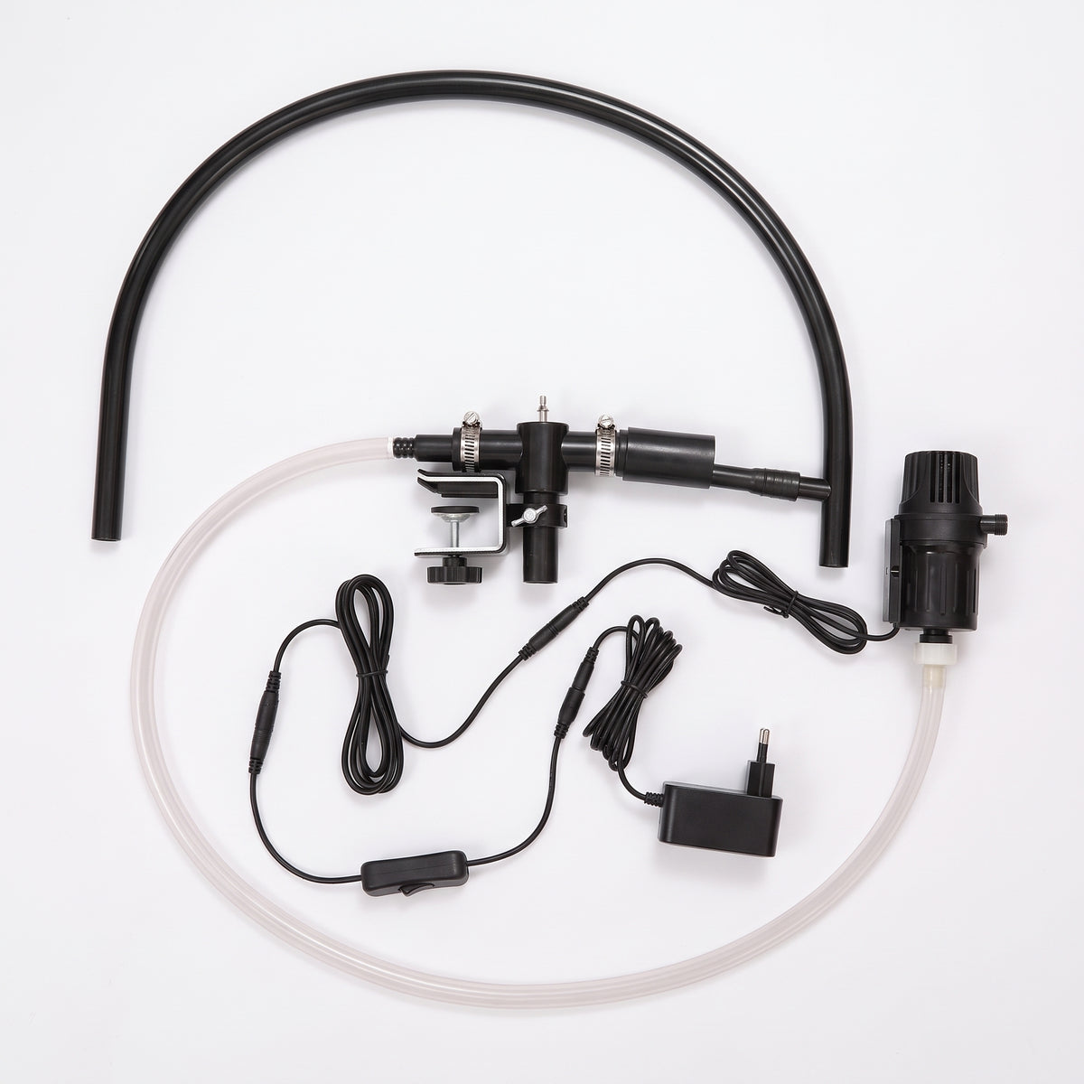 Head Spa Waterfall Frame with Recirculating Pump for Shampoo Basins