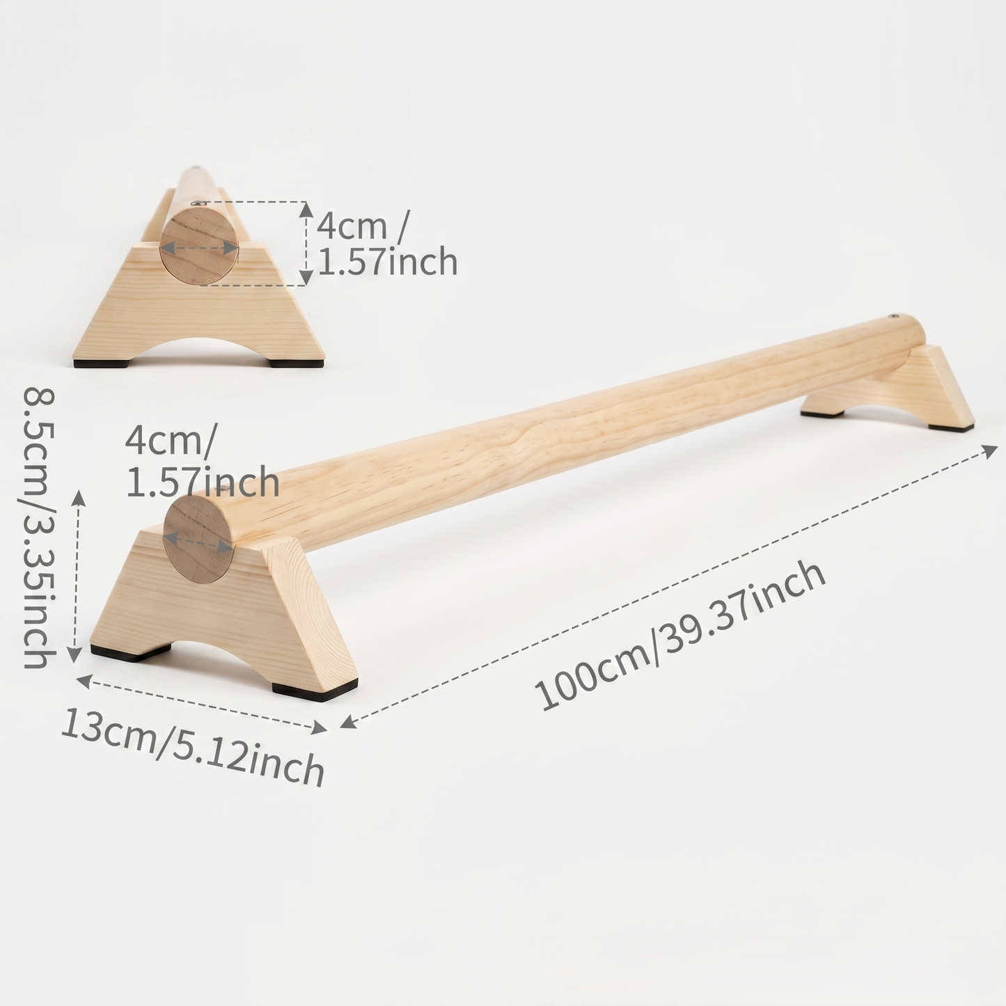 Wooden Balance Trainer Bar – At-Home Stability & Coordination Training Tool