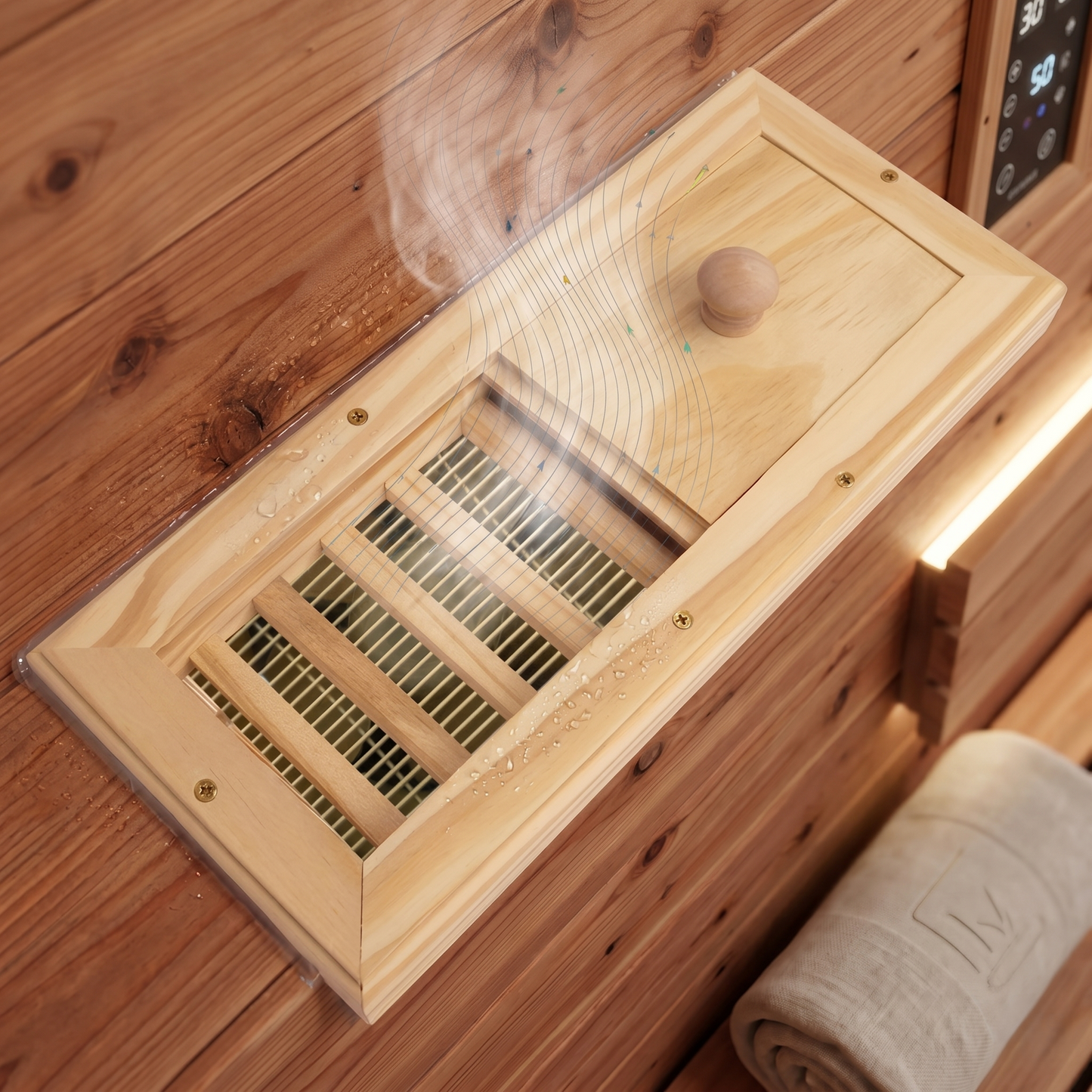 Kovelli™ Adjustable Sauna Air Vent
