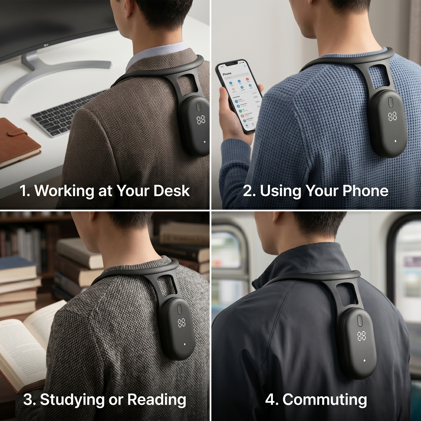 Ultrasonic Posture Corrector with Smart Reminder
