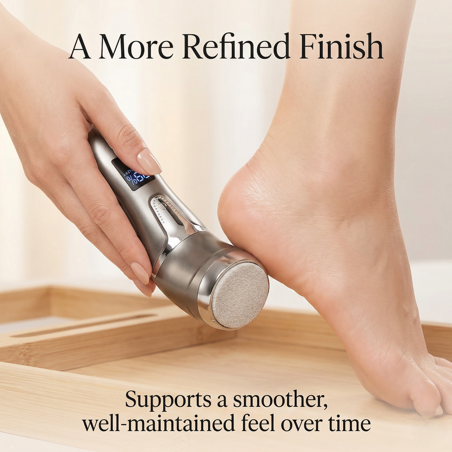 Electric Foot Care Device with Dust Collection | Rechargeable Foot File