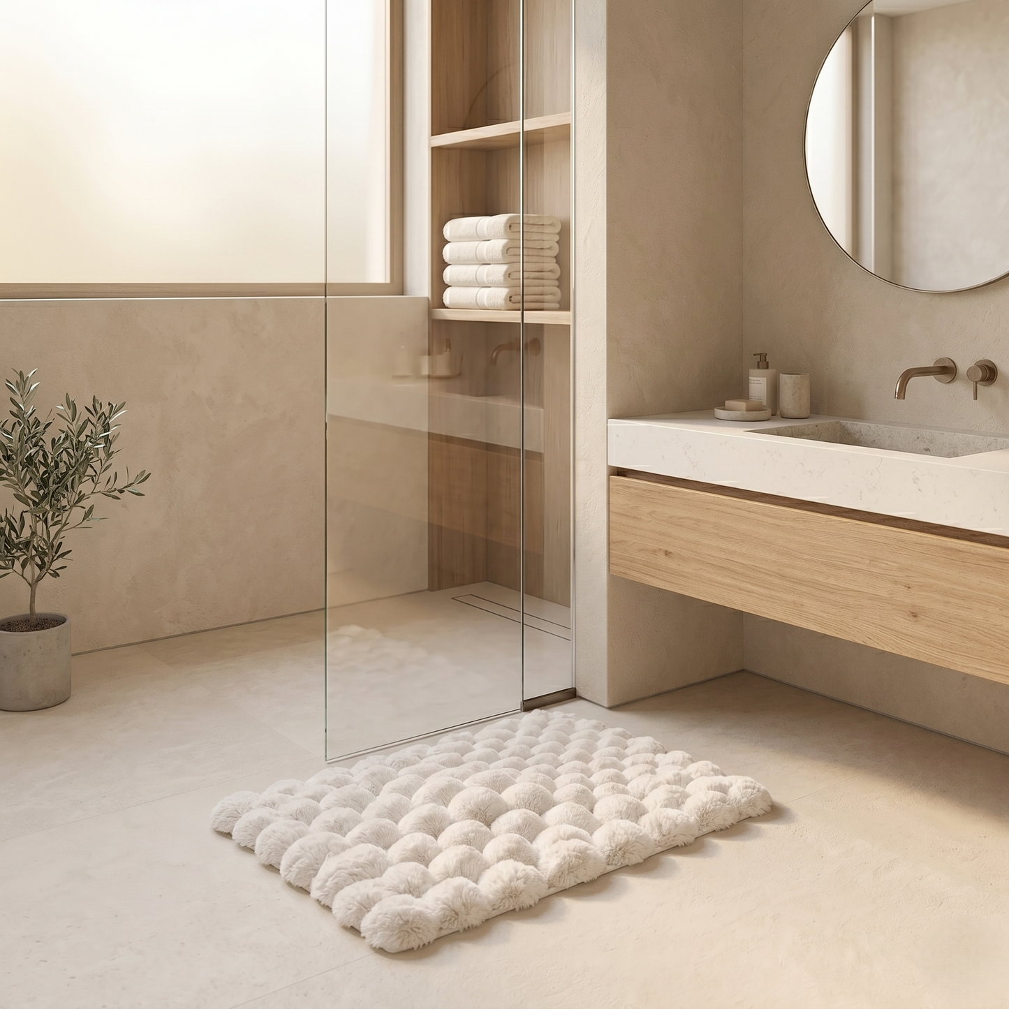 Ultra-Soft Memory Foam Bath Mat