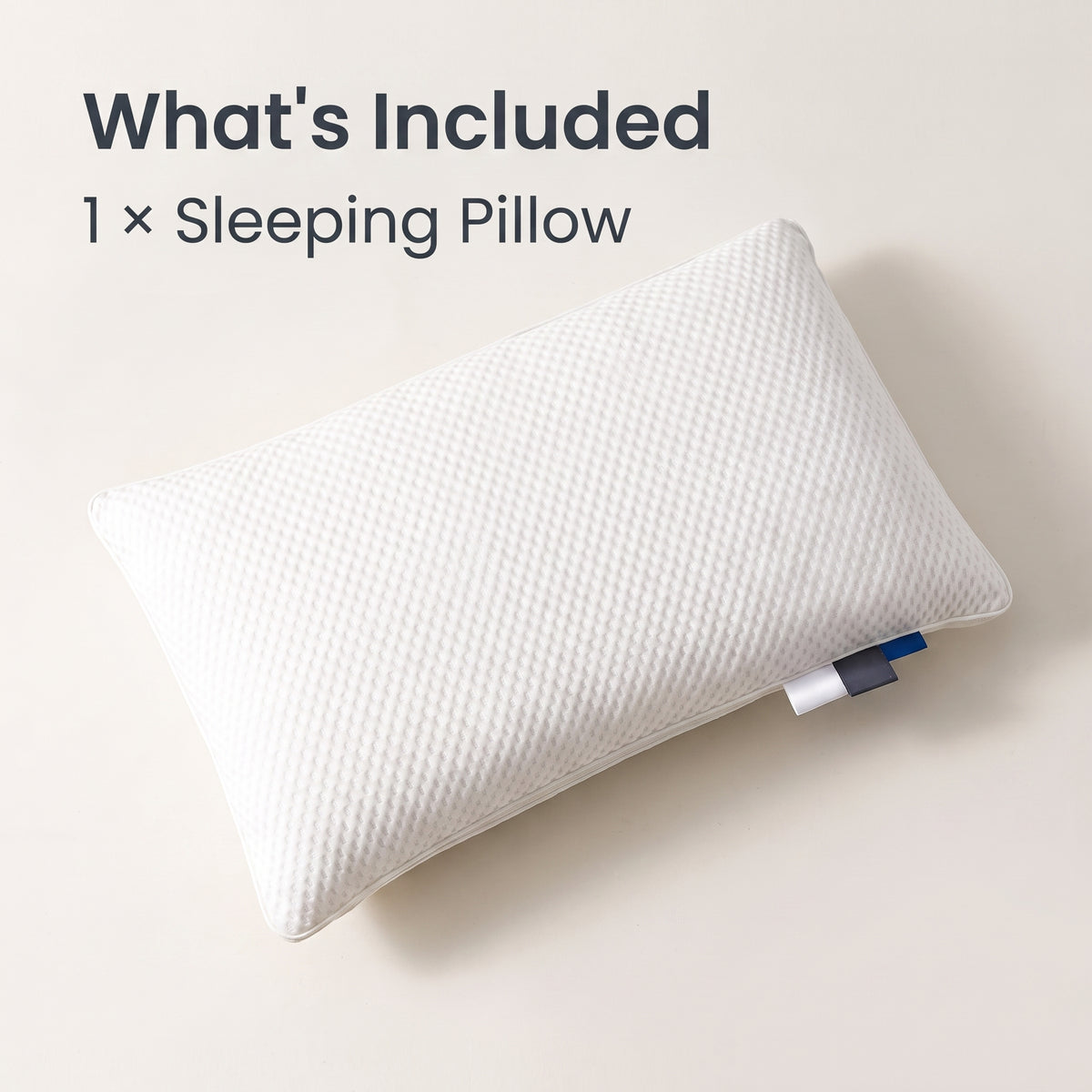 High-Rebound Sleeping Pillow with Breathable Knit Cover