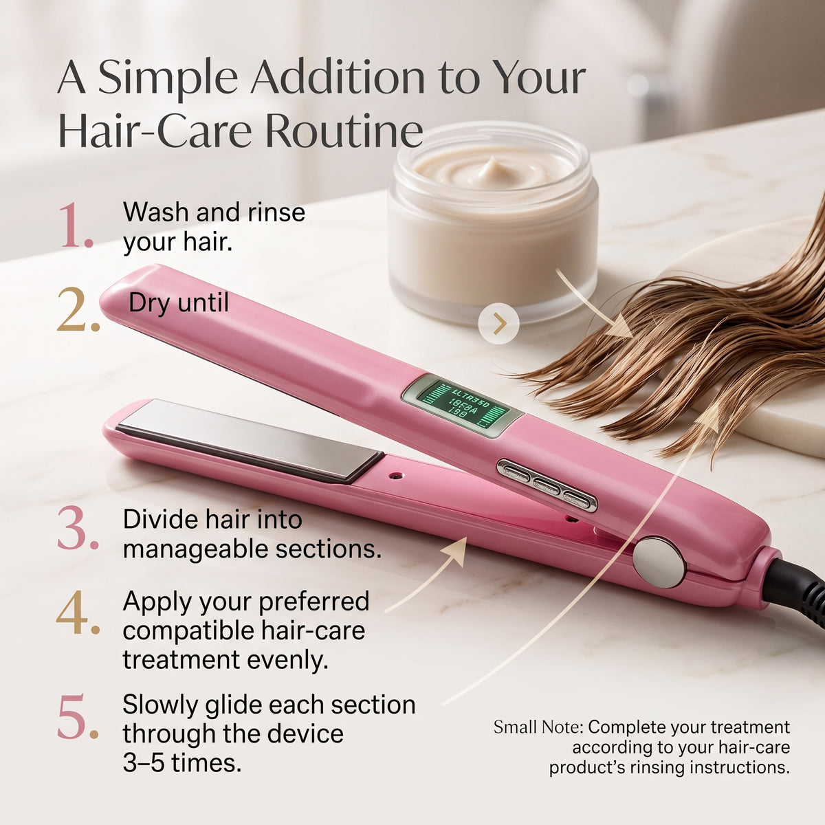 Ultrasonic Far-Infrared Hair Care Treatment Iron