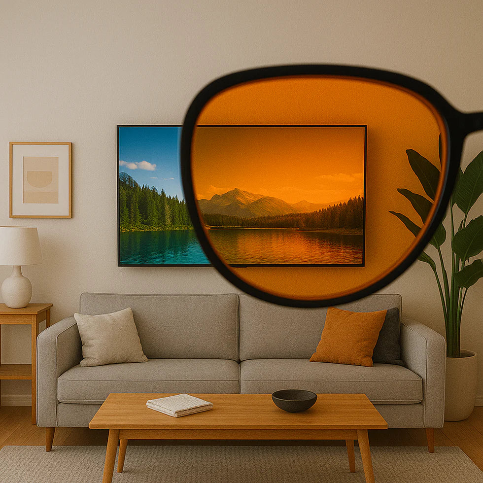 Kovelli Premium Blue Light Glasses with Orange Lenses