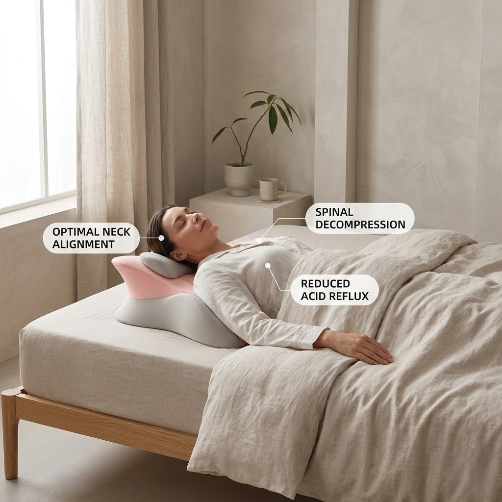 Multi-Position Memory Foam Support Pillow for Daily Comfort