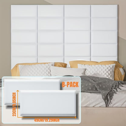 Kovelli™ CushWall Upholstered Wall Panels – 8 Pack