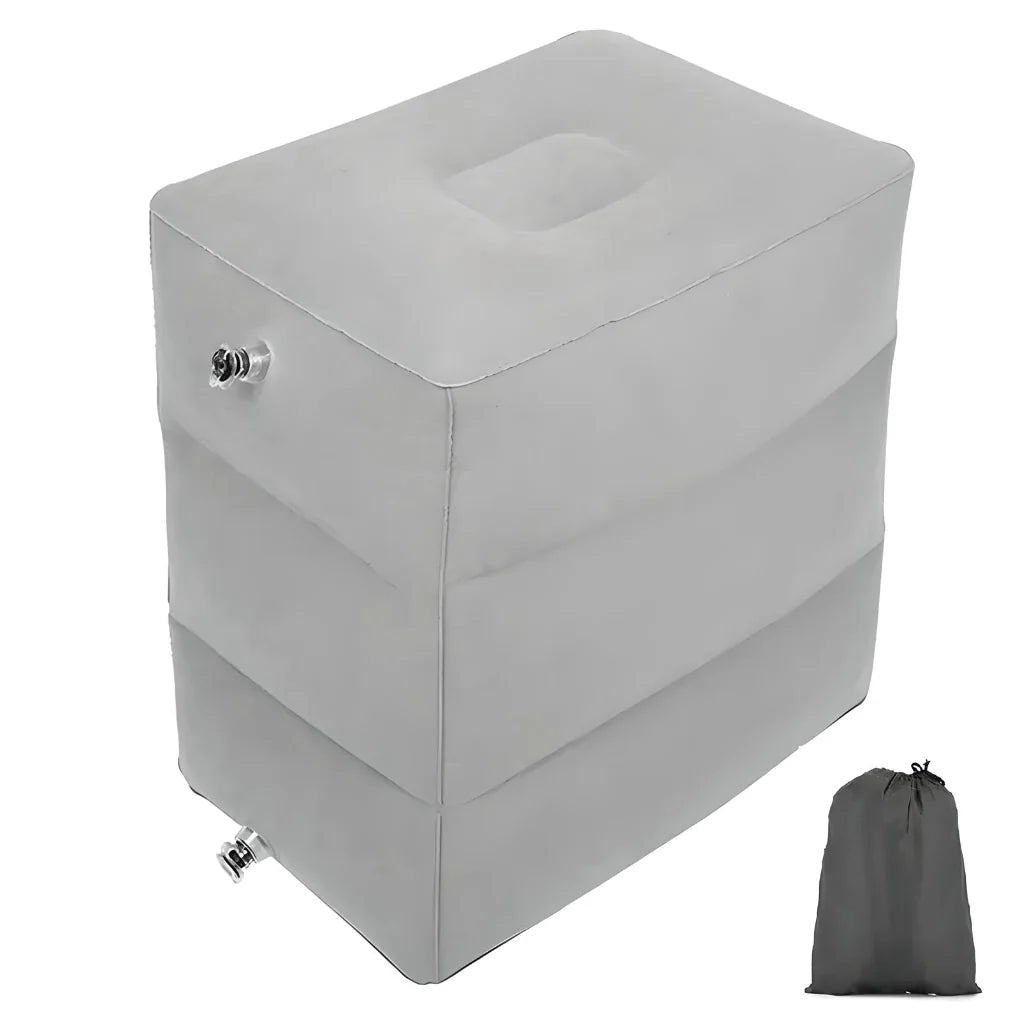 Inflatable Travel Footrest Pillow
