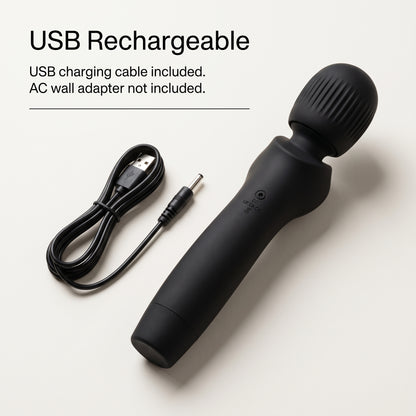 19-Mode Handheld Vibration Massage Wand with 4 Intensity Levels