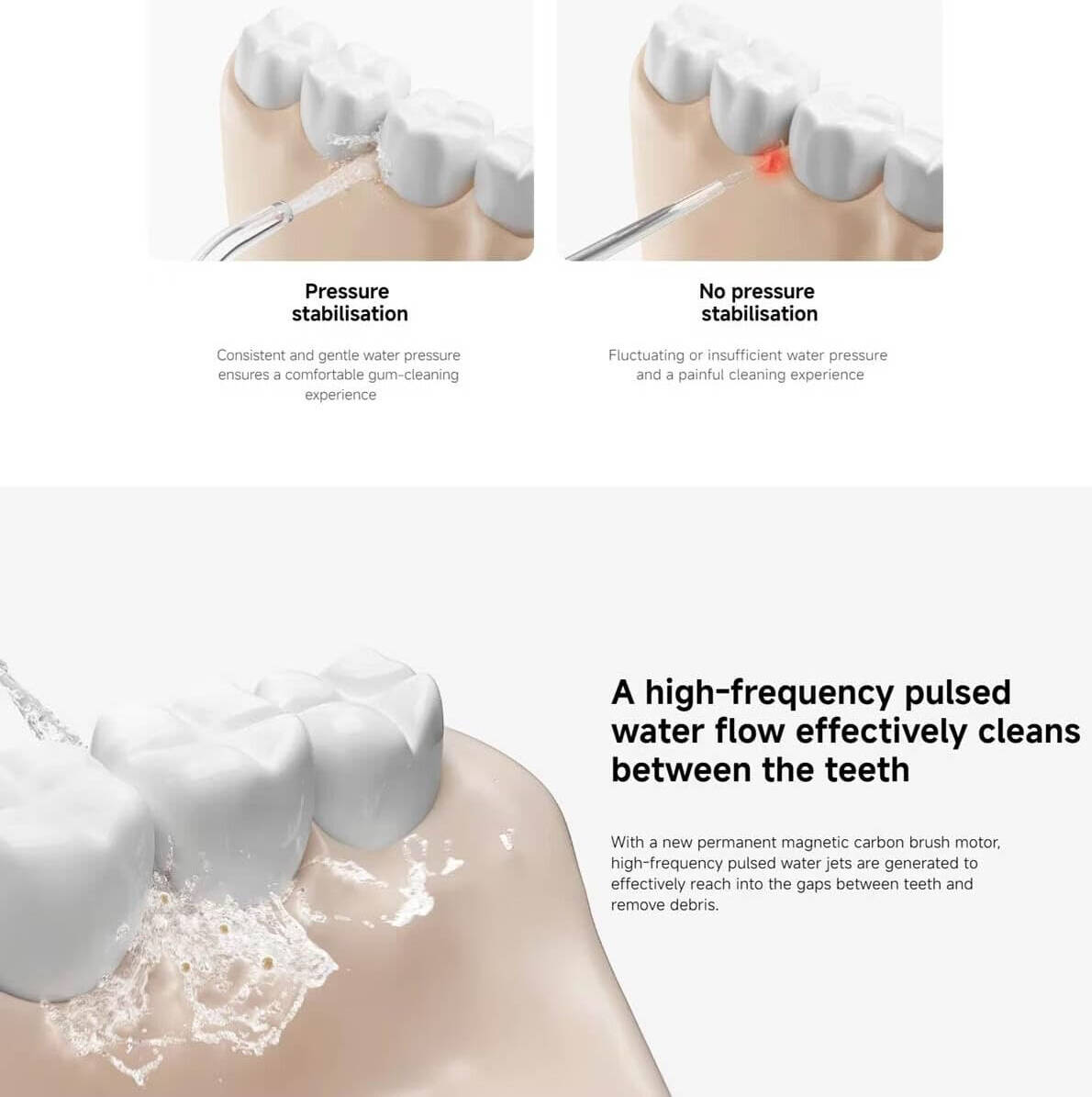 Portable Water Flosser for Teeth Cleaning