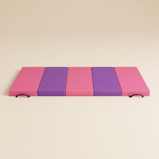 2-Inch Foldable Gymnastics & Tumbling Mat with Carry Handles