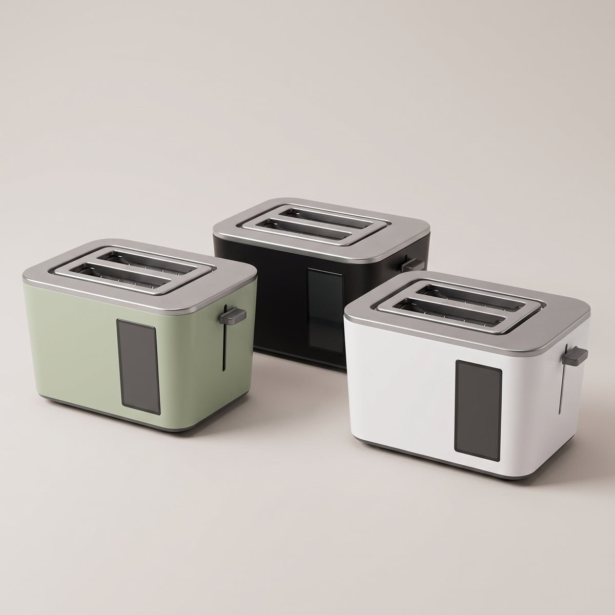 Touchscreen Toaster with 6 Bread Presets & Shade Settings