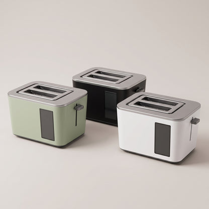 Touchscreen Toaster with 6 Bread Presets & Shade Settings