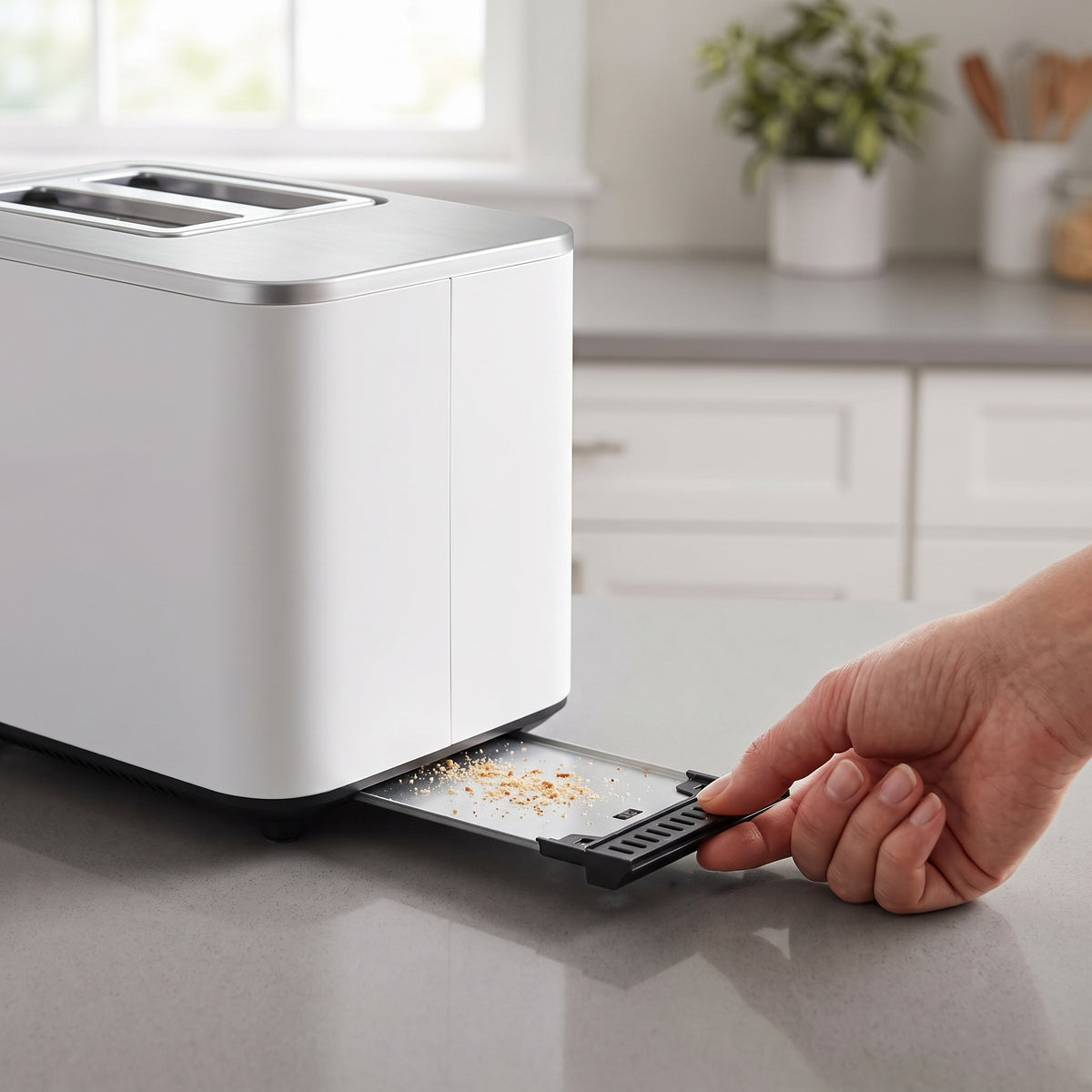 Touchscreen Toaster with 6 Bread Presets & Shade Settings