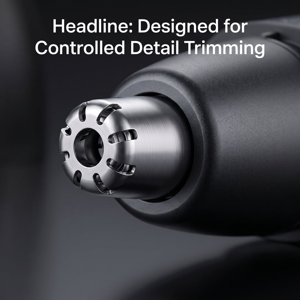 2-in-1 Precision Nose & Eyebrow Trimmer with Digital Display