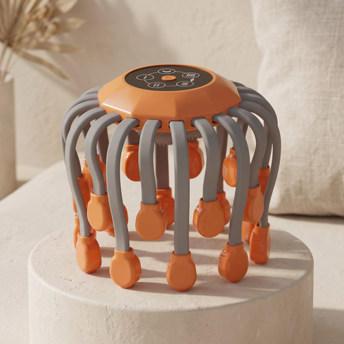 24-Point Electric Scalp Massager with 5 Vibration Modes