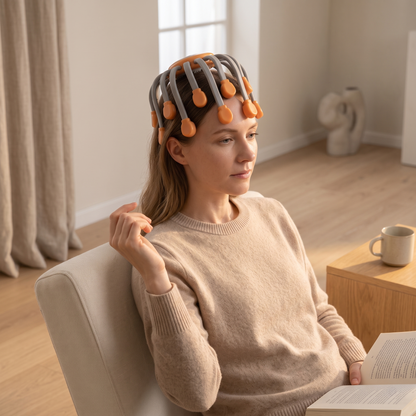 24-Point Electric Scalp Massager with 5 Vibration Modes