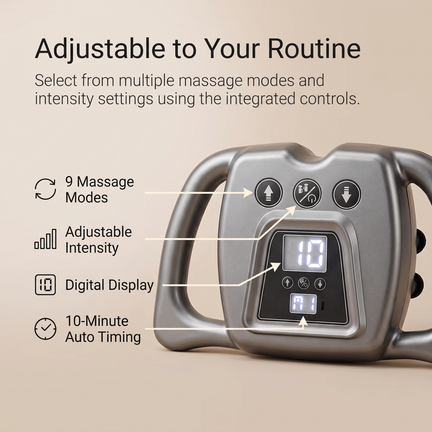 24-Head Rechargeable Full-Body Vibration Massager