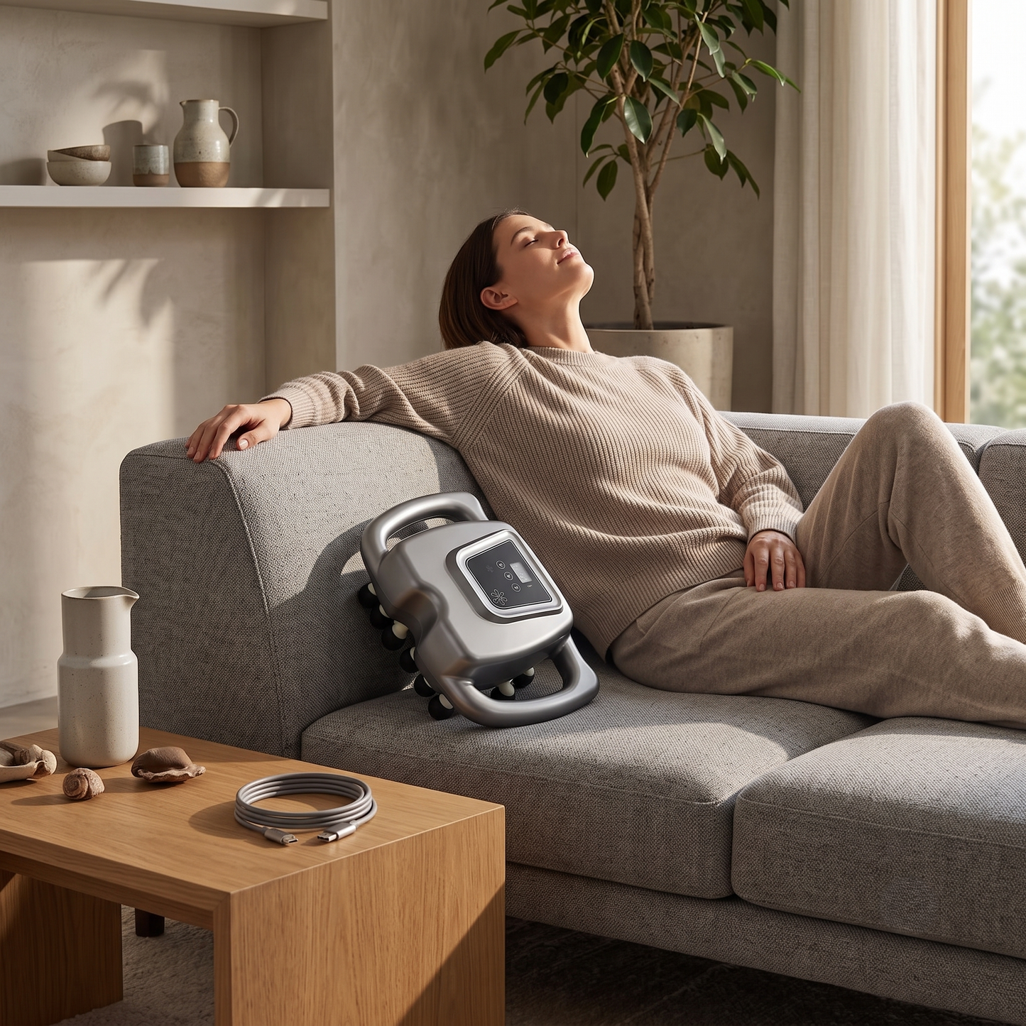 24-Head Rechargeable Full-Body Vibration Massager