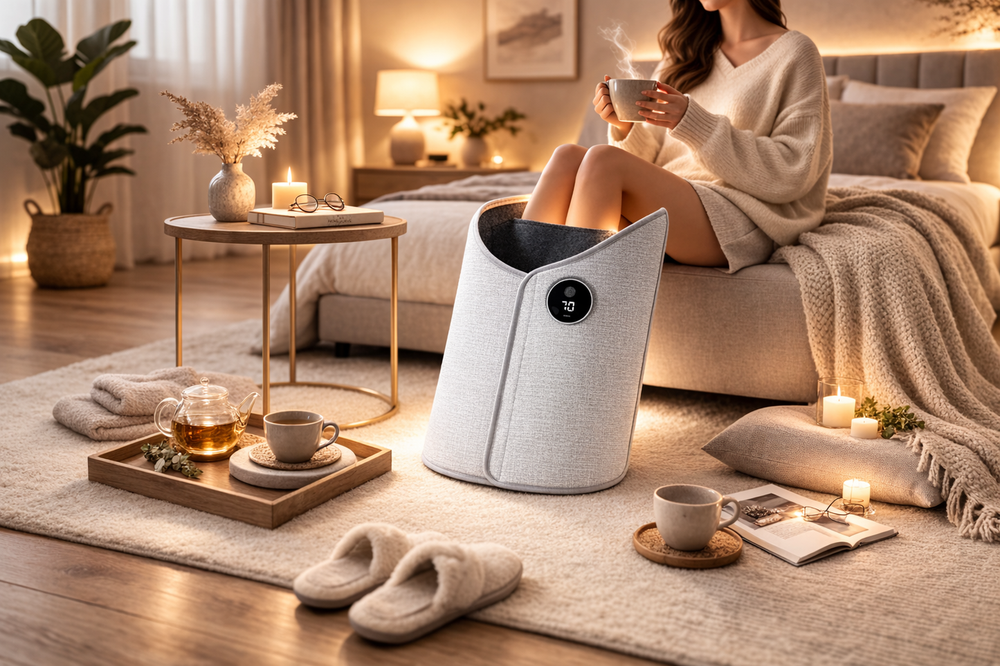 Silent Foldable Leg Warmer Pro
