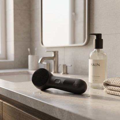 3-Mode Silicone Vibrating Facial Cleansing Brush