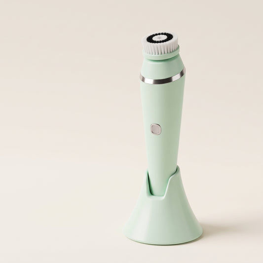 3-Speed Facial Cleansing Brush with Bi-Directional Rotation
