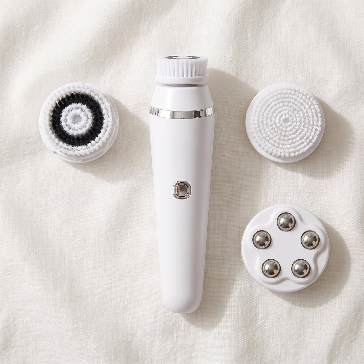 3-Speed Facial Cleansing Brush with Bi-Directional Rotation