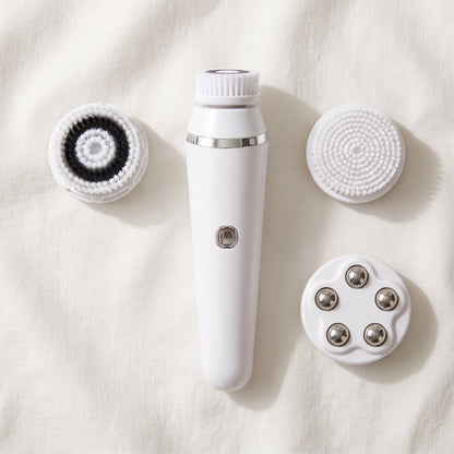 3-Speed Facial Cleansing Brush with Bi-Directional Rotation