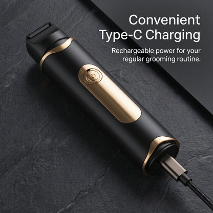 3-in-1 Body Grooming Trimmer with Interchangeable Shaving Heads