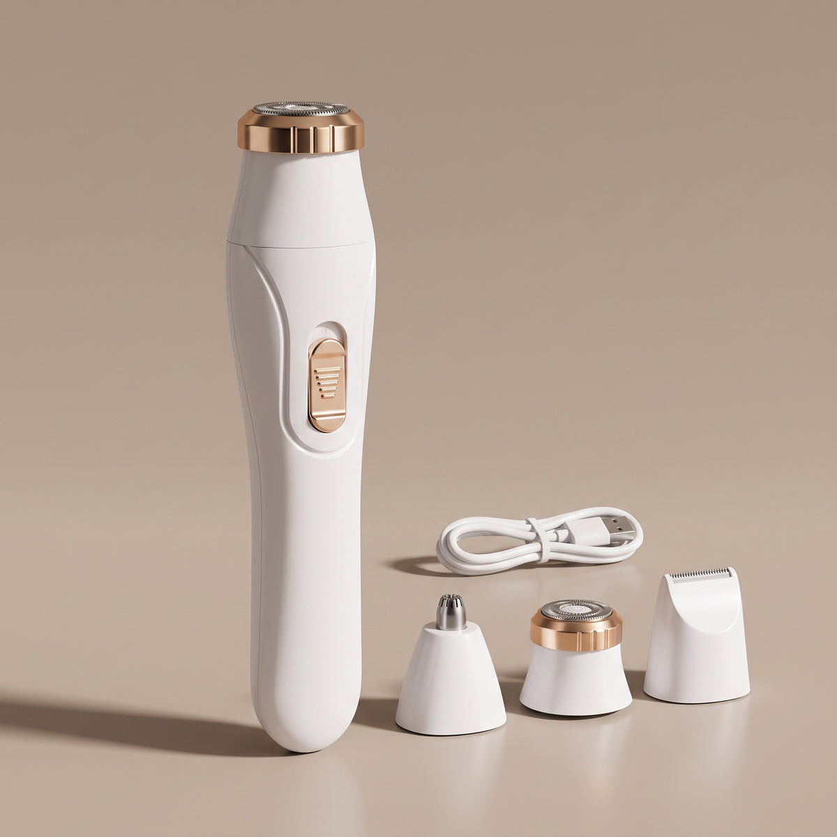 3-in-1 Rechargeable Body, Face & Nose Hair Trimmer