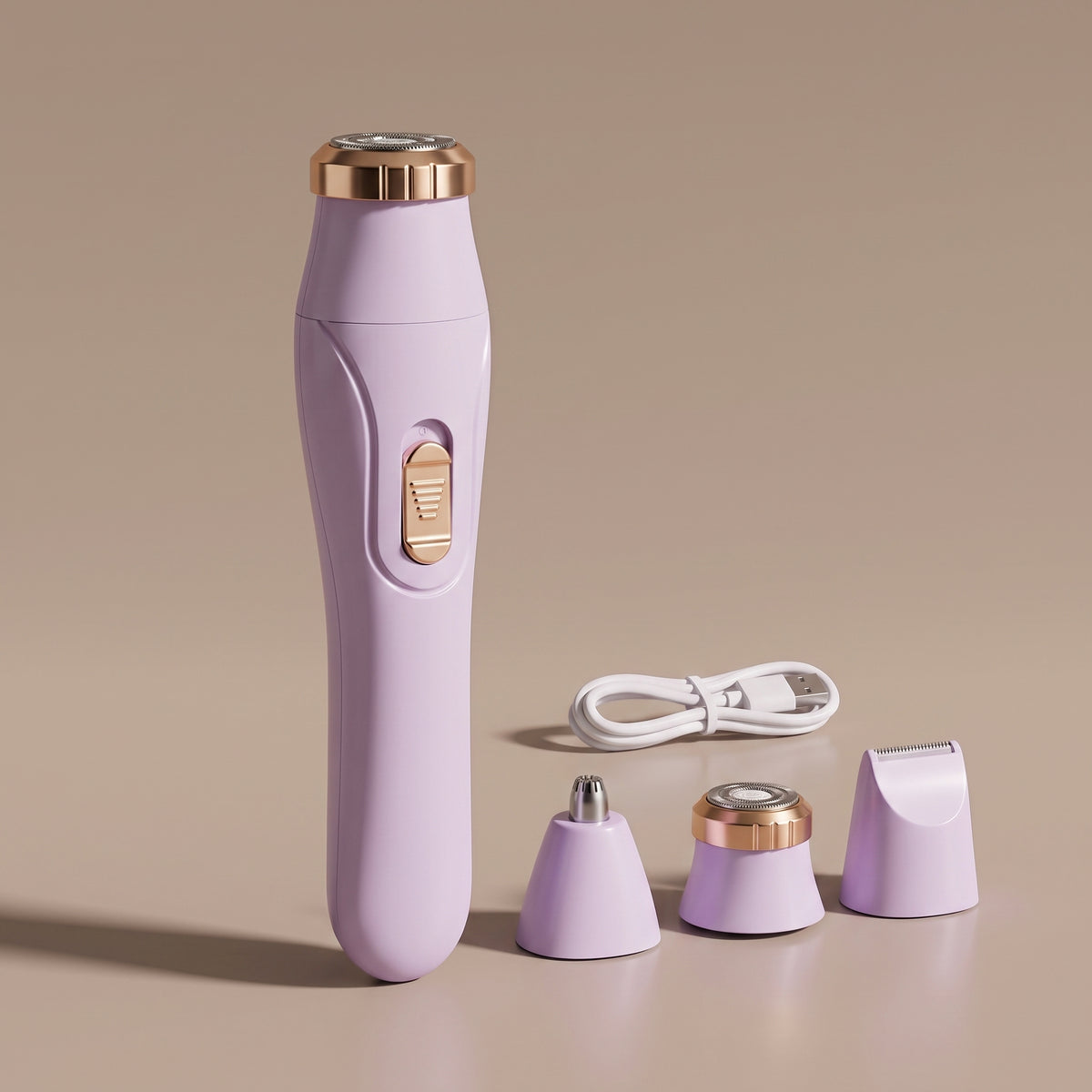 3-in-1 Rechargeable Body, Face & Nose Hair Trimmer