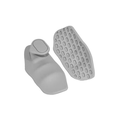 Ergonomic Silicone Weightlifting Grip Pads with Textured Palm Support for Gym Training