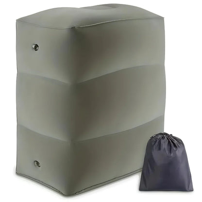 Inflatable Travel Footrest Pillow