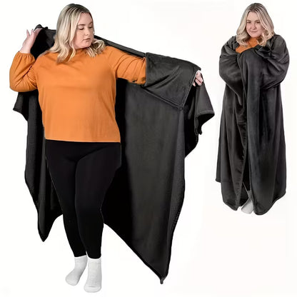 Oversized Wearable Blanket for Full-Body Comfort