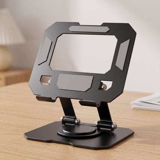 360° Rotating Dual-Axis Tablet Stand for 4.7–12 in Devices