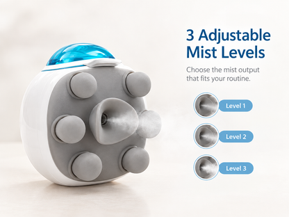 Eye Area Massager with Adjustable Mist & Vibration