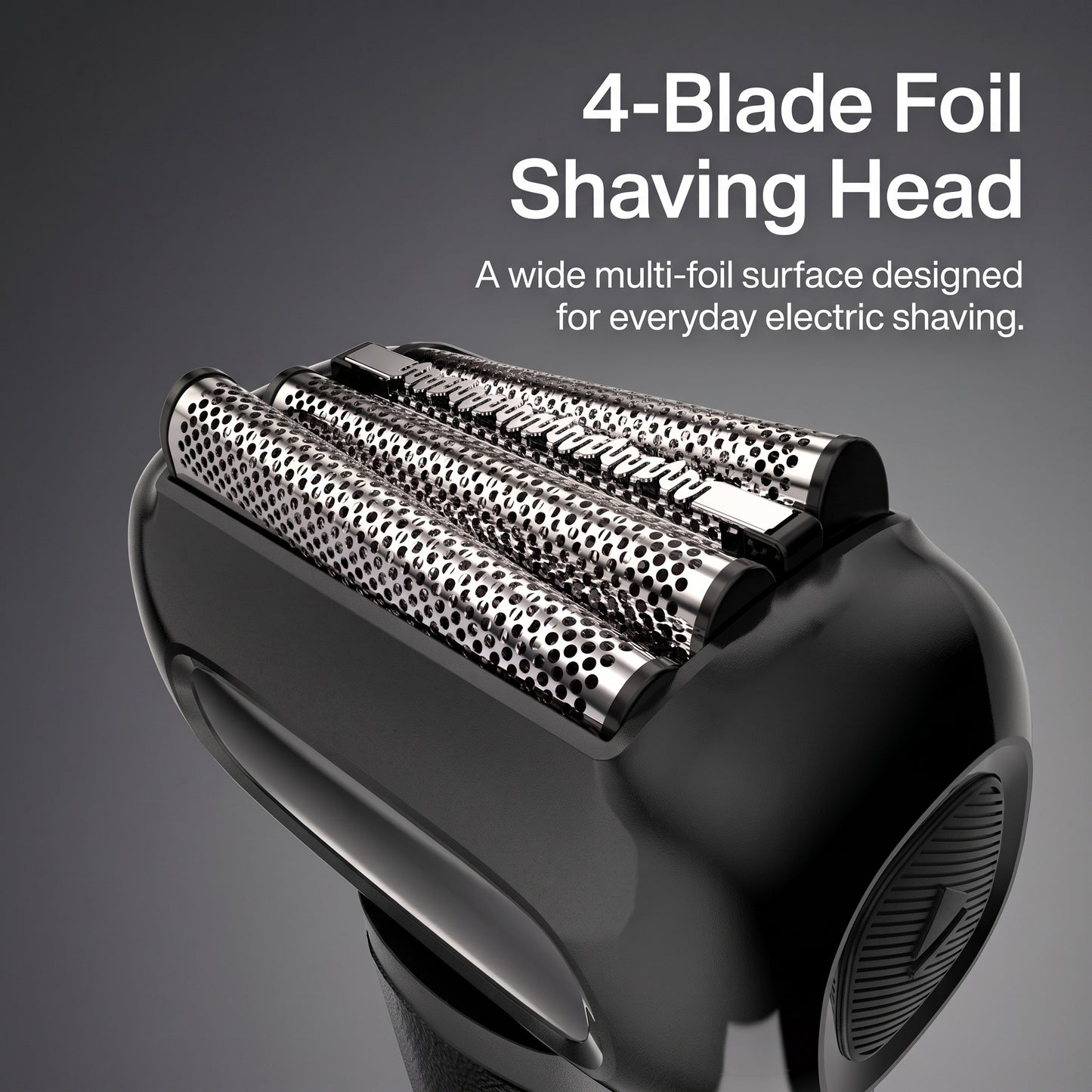 4-Blade Wet & Dry Rechargeable Electric Foil Shaver