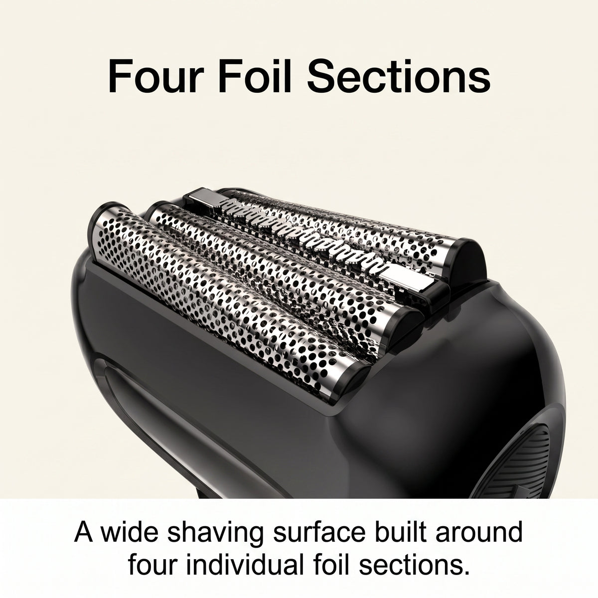 4-Blade Wet & Dry Rechargeable Electric Foil Shaver