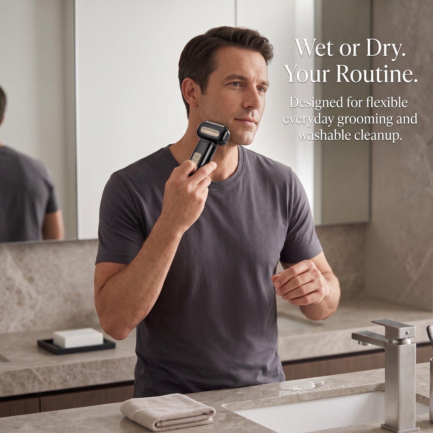 4-Blade Wet & Dry Rechargeable Electric Foil Shaver