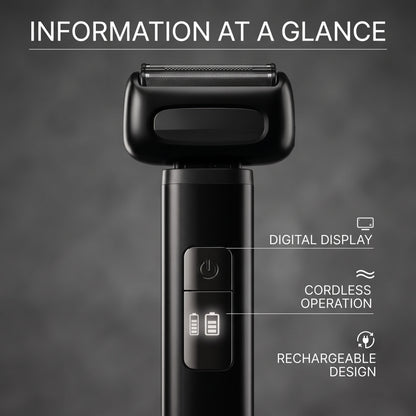 4-Blade Wet & Dry Rechargeable Electric Foil Shaver