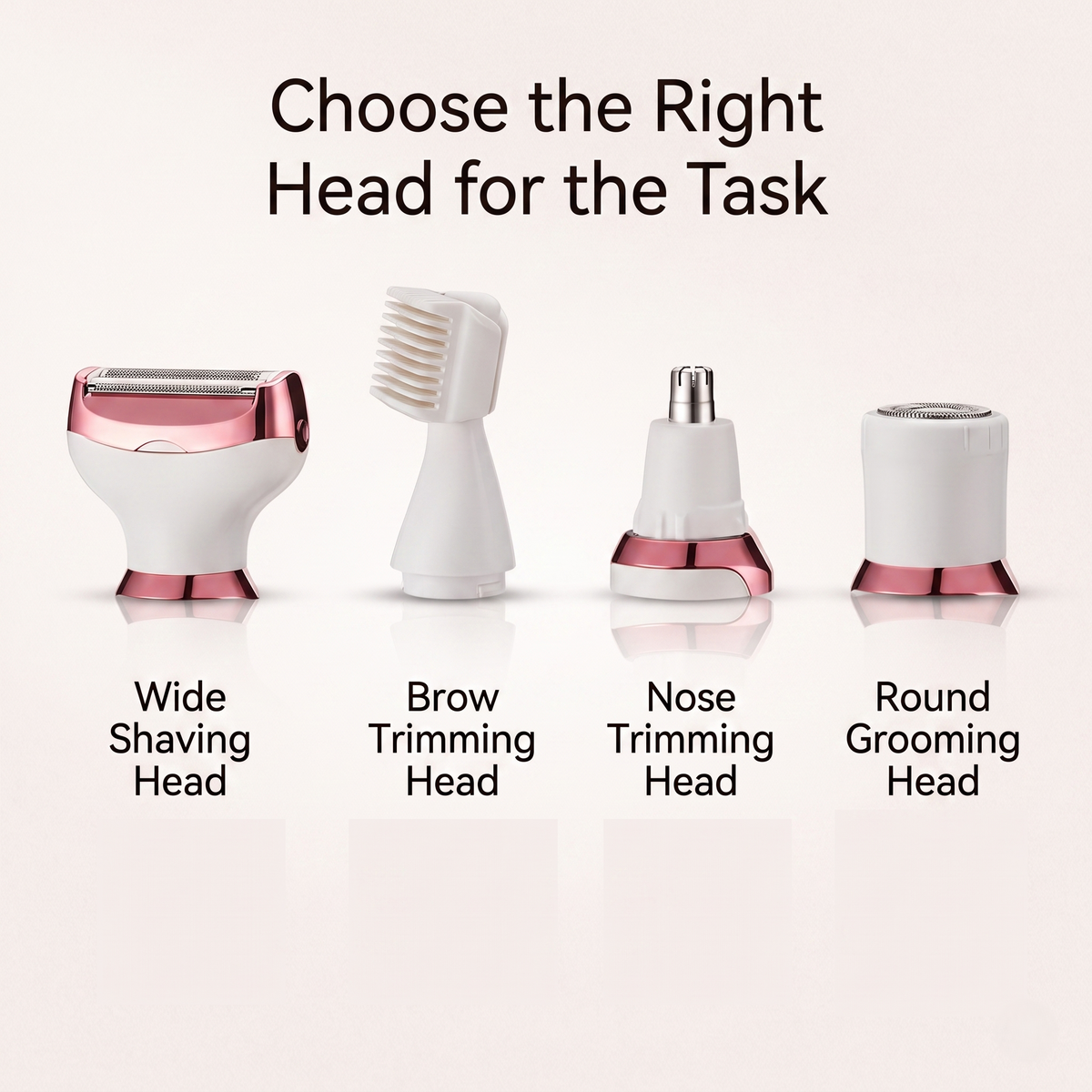 4-in-1 Rechargeable Women's Shaver & Precision Trimmer Set
