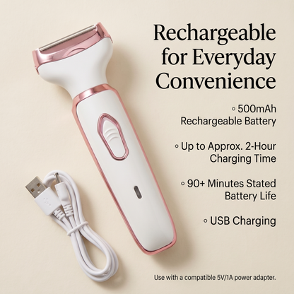 4-in-1 Rechargeable Women's Shaver & Precision Trimmer Set