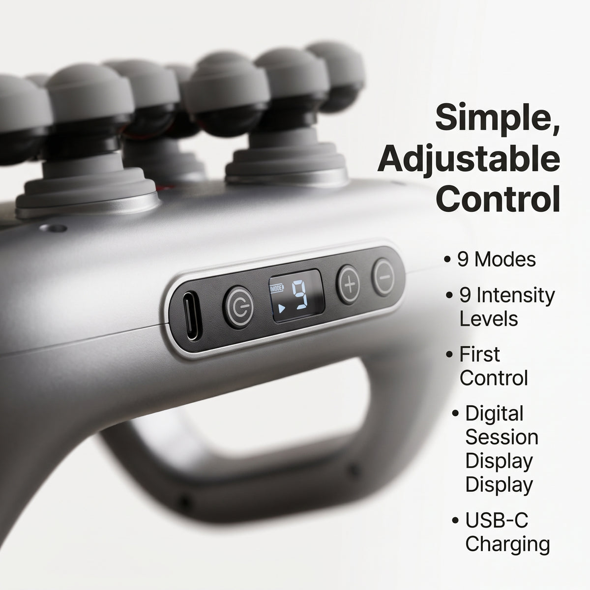 42-Head Wide-Area Vibration Massager for Back & Body