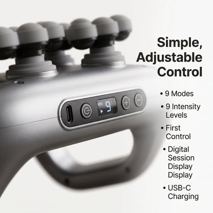 42-Head Wide-Area Vibration Massager for Back & Body
