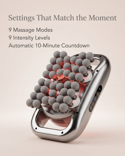 42-Head Wide-Area Vibration Massager for Back & Body